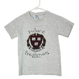 Vintage 90s Harvard Tee Tshirt Kids Youth Small Unisex Boy Girls Future Freshman